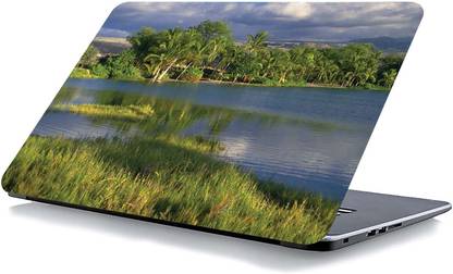 qth NATURAL LAP-5629 VINYL Reusable Laptop Skin Compatible for 15.6 inch
