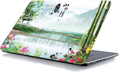 qth GRAPHICS LAP-5039 VINYL Reusable Laptop Skin Compatible for 15.6 inch