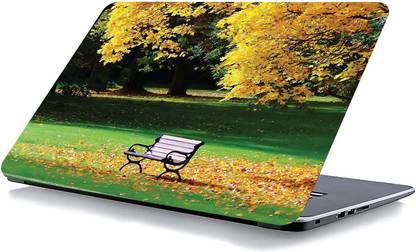 qth NATURAL LAP-5616 VINYL Reusable Laptop Skin Compatible for 15.6 inch