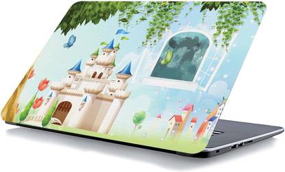 qth GRAPHICS LAP-5104 VINYL Reusable Laptop Skin Compatible for 15.6 inch