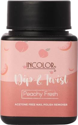 INCOLOR Dip & Twist Nail Polish Remover Peachy Fresh 02