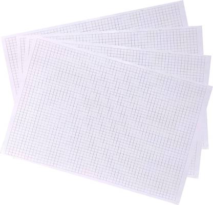 CRAFTWAFT Grid Sheet Square Sheet for Drawing Mandala Geometry Various Use Practice Grids 17x11 Inch 75 gsm Multipurpose Paper
