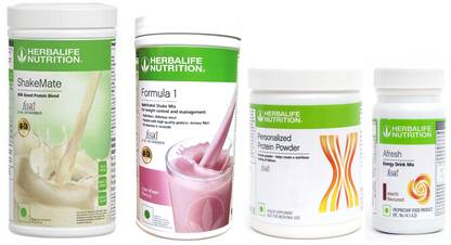 HERBALIFE FORMULA1 ROSE KHEER 200 G AFRESH ENERGY DRINK ELAICHI SHAKEMATE Plant-Based Protein
