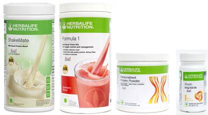 HERBALIFE FORMULA1 STRAWBERRY PROTIEN 200 G AFRESH ENERGY DRINK LEMON SHAKEMATE Protein Shake