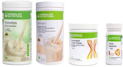 HERBALIFE FORMULA1 VANILLA PROTIEN 200 G AFRESH ENERGY DRINK CINNAMON SHAKEMATE Protein Shake