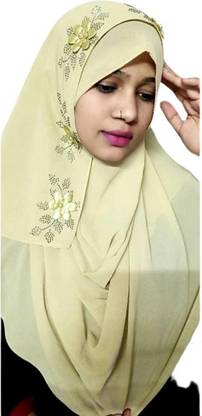 Omre Hijab Solid Chiffon Women Fancy Scarf