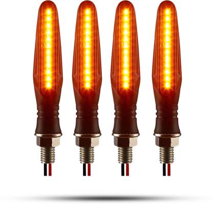 Autofledge Front, Rear, Side LED Indicator Light for Bajaj, Bullet, Datsun, Hero, Honda, KTM, Kawasaki, Royal Enfield, TVS, Universal For Bike, Yamaha 3 Series, 4 Series, 5 Series, 6 Series