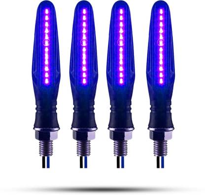 Autofledge Front, Rear, Side LED Indicator Light for Bajaj, Bullet, Datsun, Hero, Honda, KTM, Kawasaki, Royal Enfield, TVS, Universal For Bike, Yamaha 3 Series, 4 Series, 5 Series, 6 Series