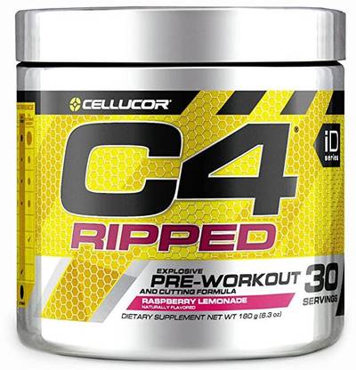 Cellucor C4 Ripped Raspberry Lemonade Pre Workout Supplement