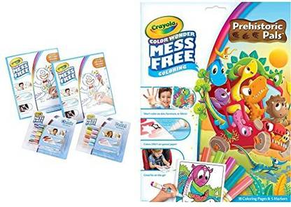 CRAYOLA Color Wonder Mess Free Coloring Kit, 80pc, Toddler Toys & Markers