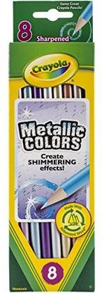 CRAYOLA Metallic FX Colored Pencils - 8 Pencils