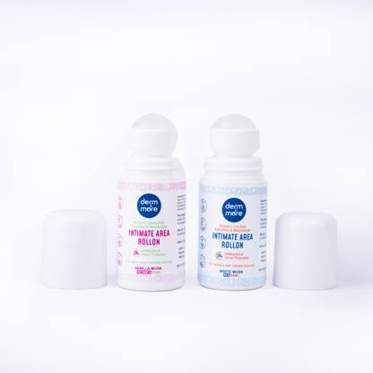 Derm & more Men & Women's Intimate Roll-On for Intimate Skin Deodorant Roll-on  -  For Men & Women