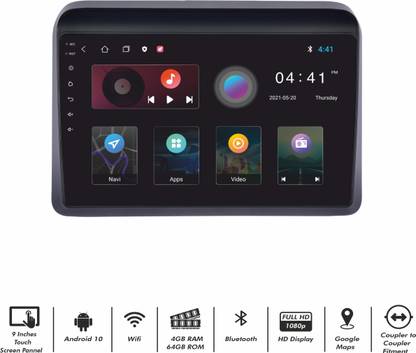 DBASE 9 Inches Advanced Android 10 System for Maruti NewErtiga with 4GB/64GB RAM & ROM Car Stereo