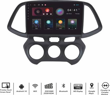 DBASE 9 Inches Advanced Android 10 System for New Santro with 2GB/32GB RAM & ROM Car Stereo