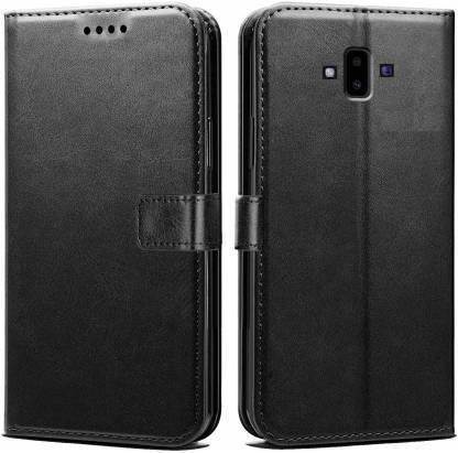 Luxury Counter Flip Cover for Samsung Galaxy J7 Duos (2018) Premium Quality |Dual Stiched| Back Cover