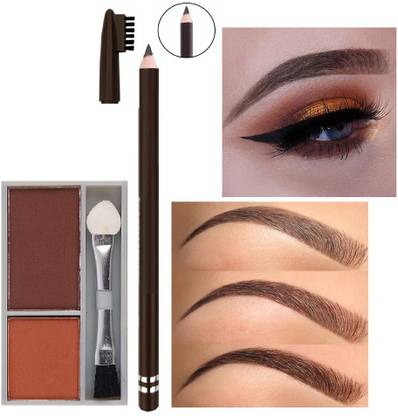 MYEONG PERFECT EYE MAKE UP COMBO KIT OF EYE BROW PENCIL WITH EYE BROW PALETTE