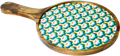 ट्रैंक्विल स्क्वेयर Pizza Platter लकड़ी सजावटी थाली