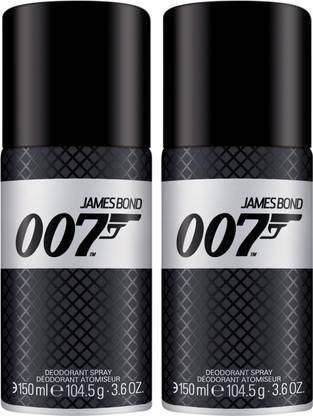 JAMES BOND 007 Deodorant for Him 150ml (Pack of 2) Deodorant Spray  -  For Men