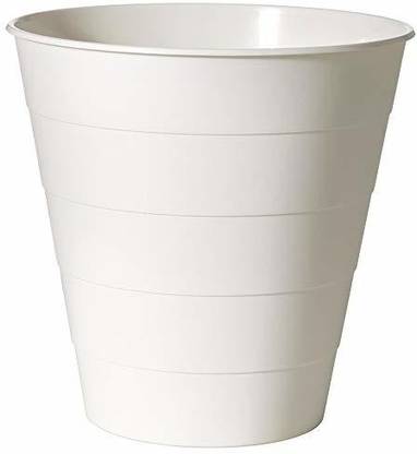 IKEA Waste bin, white, 10 l PP (Polypropylene) Dustbin