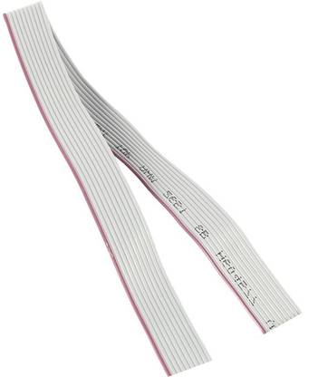 e4u 10 Pin Flat Grey Ribbon Interconnection Cable 1.27mm Pitch - 1 Meter Interconnect Electronic Hobby Kit