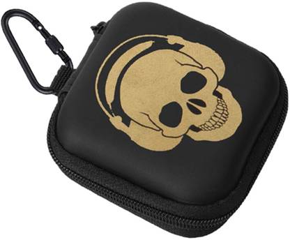 StealODeal Leather Zipper Headphone Case For Universal
