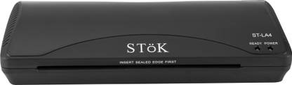 Stok Fully Automatic / A4 Laminator with Jam Release Button | Supports Hot & Cold Lamination 12 inch Lamination Machine