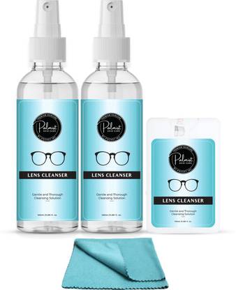PALMIST Lens Cleaner for Liquid Spray 100ml *2 & Get 18 ml free  Lens Cleaner