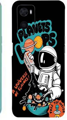 CLAXA Planet Loop Oppo A96 Back Skin Guard, Planet Loop Mobile Skin