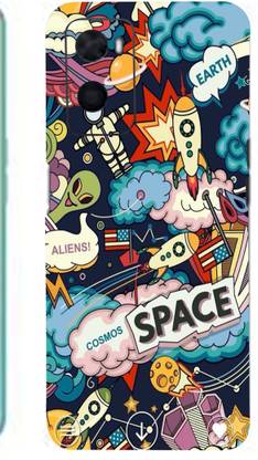 CLAXA Earth Space Oppo A96 Back Skin Guard, Earth Space Mobile Skin
