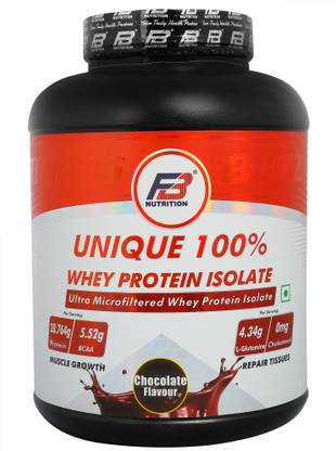 FB Nutrition Unique 100% Whey Protein with Isolate, Ultra Microfiltered Whey Protein Isolate Whey Protein