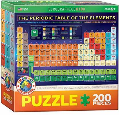EuroGraphics Periodic Table of Elements Jigsaw Puzzle (200-Piece)