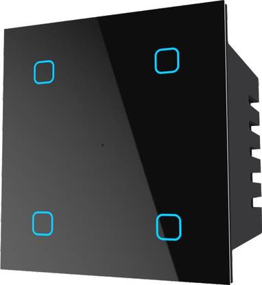 coza COZA Black Touch Switch, Mobile App Control, Voice Command Control Smart Switch