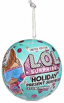 LOL Surprise Holiday Present Surprise Dolls with 7 Surprises Including Surprise Tiny