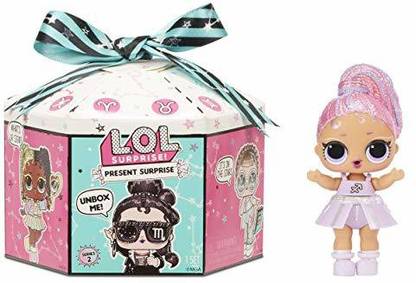 LOL Surprise Present Surprise Series 2, Glitter Star Sign Doll,572824EUC  - 9.1 inch