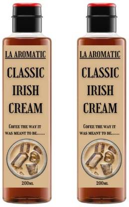 La Aromatic All Exotic Coffee Syrup-200ml [Flavourfull & Aromatic]- Irish Cream-pack of 2 Irish Cream
