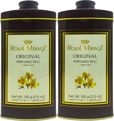 ROYAL MIRAGE Original Perfumed Talc Powder, 100gm, PACK OF 2