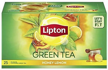 Lipton ALL NATURAL HONEY LEMON GREEN TEA 25 BAGS X 1 Honey, Lemon Green Tea Bags Box