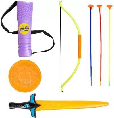 SR Toys Bow and Arrow Set and Gladiator Sword with Shield Combo Set for kids Bows & Arrows