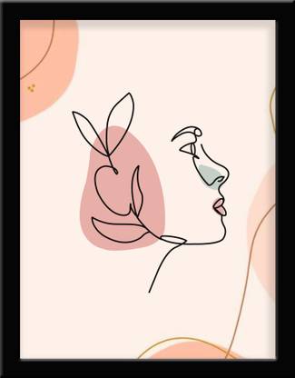 Modern Line Art Wall Painting Fine Art Print