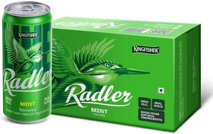 Kingfisher Radler Mint - Non-Alcoholic Malt Drink Can