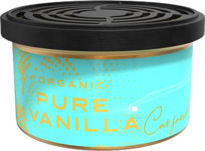 Sniff Drive Organic Pure Vanilla Car Freshener Diffuser Set Organic Pure Vanilla Spill Proof Air Freshener Strong Fragrance Car Perfume(29g)