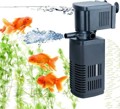 VAYINATO 3 in 1 Internal Filter For Fish Tank | Power : 15W | Flow : 880L/H) Power Aquarium Filter
