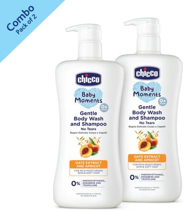 Chicco Baby Moments Gentle Body Wash and Shampoo