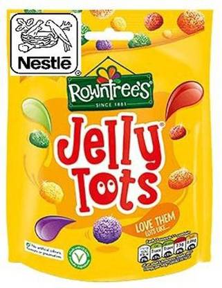 NESTLE Rowntree's Jelly Tots 150g BlackCurrant Jelly Candy