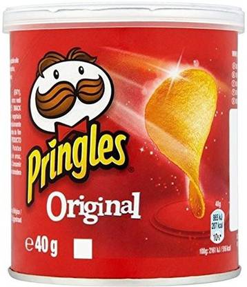 Pringles Original Small Stacks Potato Crisp Chips, 40g (Pack Of 4) (40g x 4) Chips