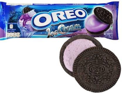 Mondelez Ice Cream Flavor Chocolate Sandwich Cookies With Blueberry (IMPORTED) Cream Sandwich Biscuit