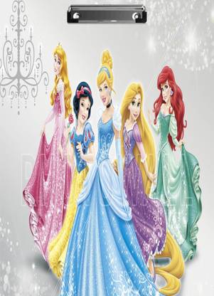 YASH Pinky Barbie Wallpaper Pad Premium Quality Clipboard/Examination Pad/Exam Pad