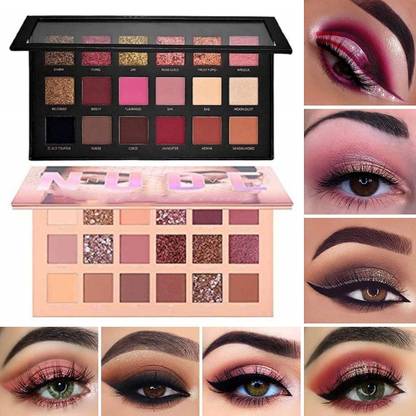 HUDA CRUSH BEAUTY 36 Color Matte Shimmer Pigmented Eyeshadow Palette Eye Shadow for Girls 36 ml