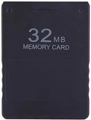 Genesys 32 MB Memory Card For PS2 (Black) Gaming Accessory Kit (Black, For PS2)  Gaming Accessory Kit