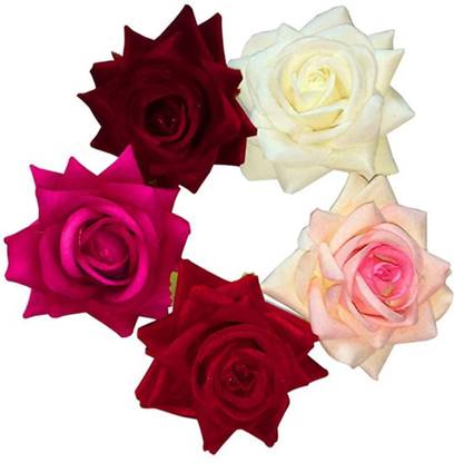 Fascinating Triple_S_Multicolor rose Hair Pin